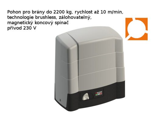 BG30/2204 brushless pohon pro posuvnou bránu do 2200 kg